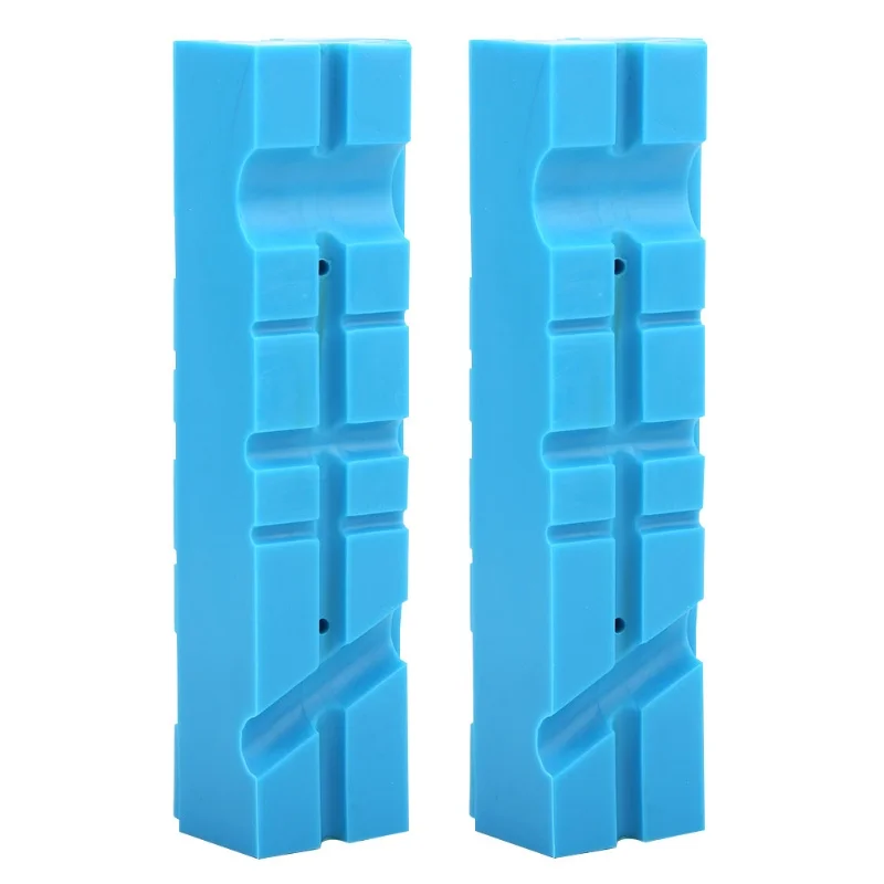 

2 шт., магнитные мягкие тиски из ТПУ с несколькими канавками, аксессуары для настольных тисков