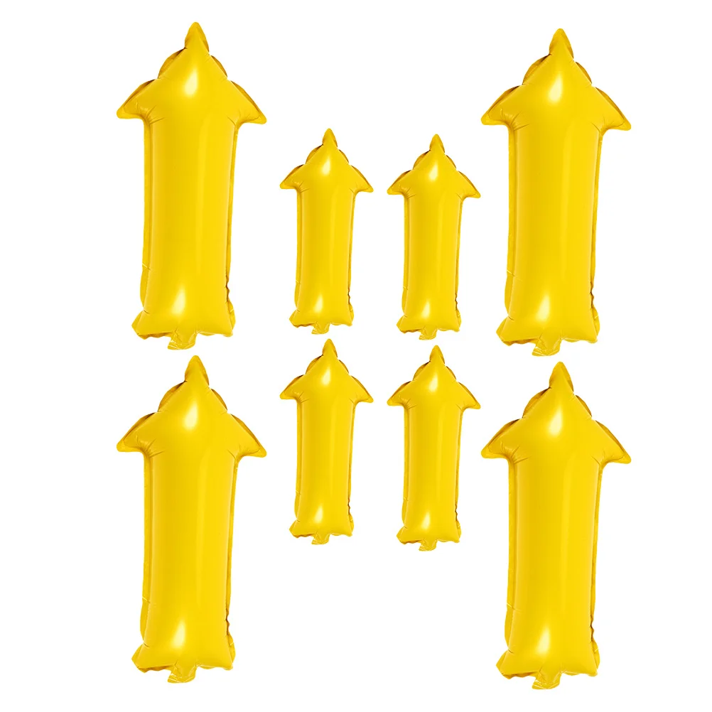 

8Pcs Durable Arrow Foil Balloons Inflatable Birthday Party Wedding Festival Decoration Guiding Balloon Birthday Balloons Set