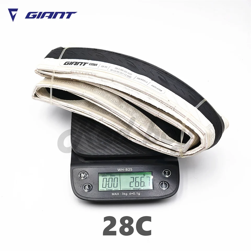 GIANT WHITE TIRE ROAD BICYCLE Folded Tire 700x25c 28C - AliExpress