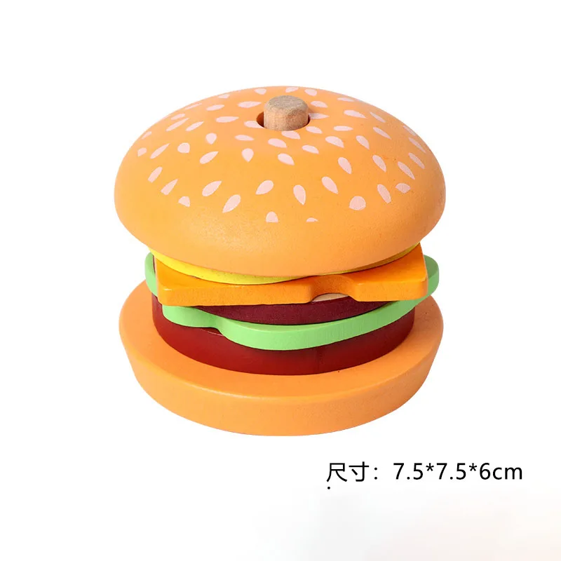 Wooden Burger Stacking Toy product image