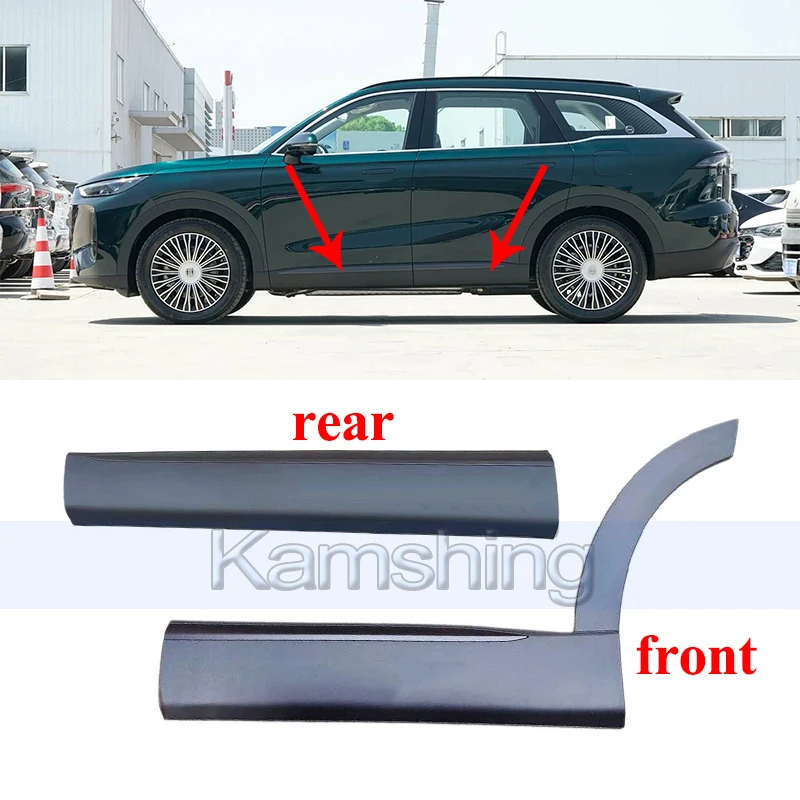 Kamshing 1 piece Car Door Trim Panel For Chery Tiggo 8L Fulwin T9 Door Lower Protection Board Door Anti-Collision Strips