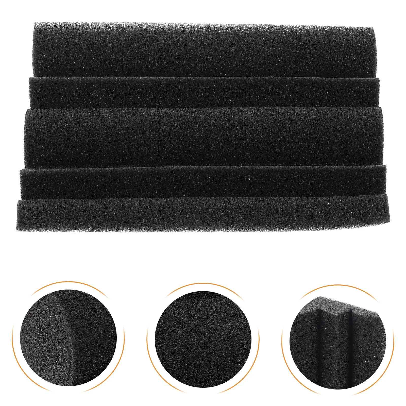 4Pcs Soundproof Block Acoustic Corner Bass Trap Foam Sound Absorbing Material for Studio Wall Treatment