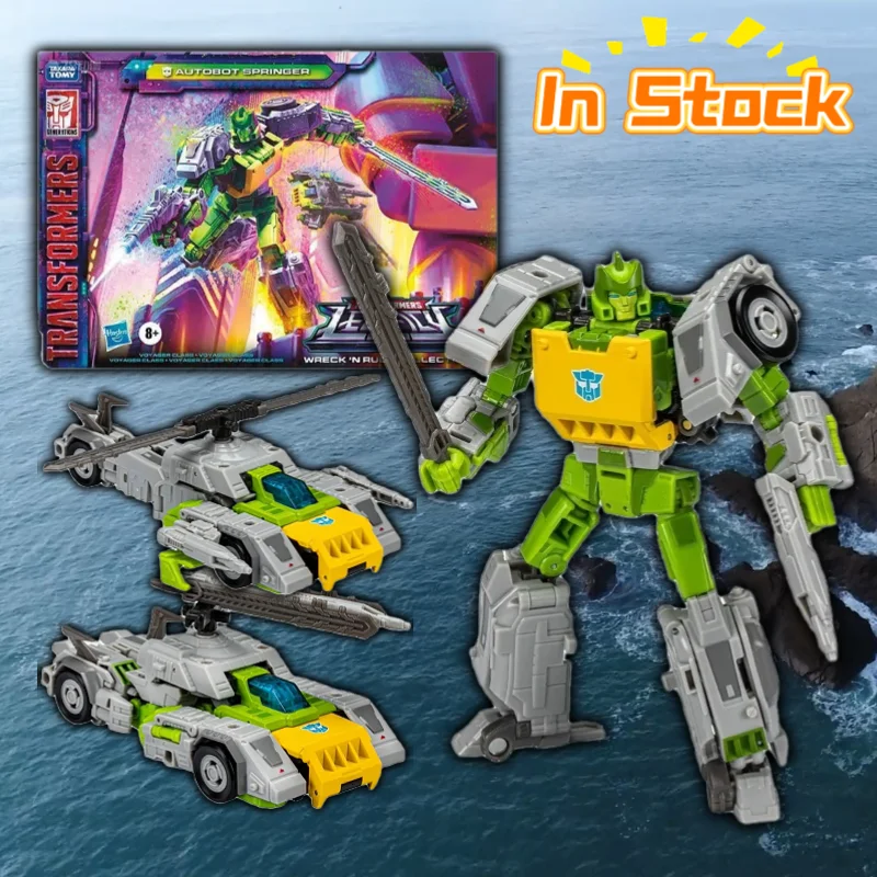 

[In Stock] Transformation Toy Legacy Voyager Thundertron Rescue Team Triple Changer Springer Action Figure Collectible Gift Boys