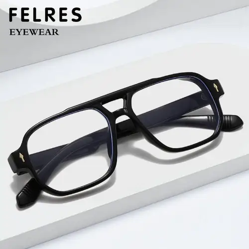 Imagen 2 del producto Gafas de lectura antiluz azul de diseñador a la moda para hombres y mujeres, gafas graduadas, gafas ópticas, gafas para presbicia de un solo enfoque