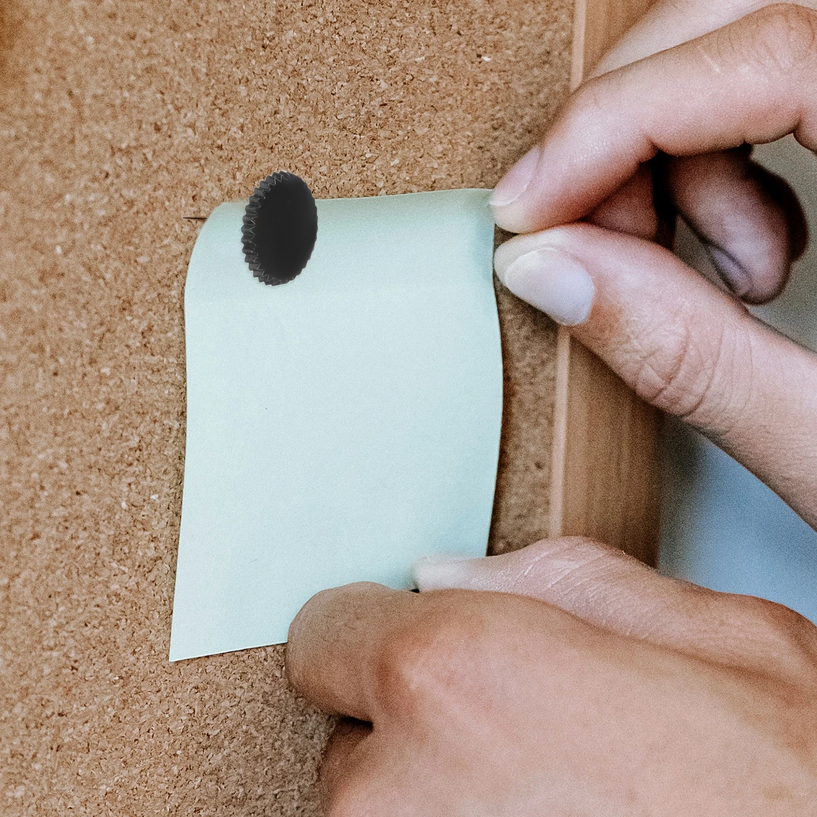 مسامير إبهام بلاستيكية شفافة 100 قطعة دبابيس ضغط للوحات الإعلانات لوحات الفلين مسامير بيضاء لوحة رسائل مزخرفة دبابيس والعتاد #6