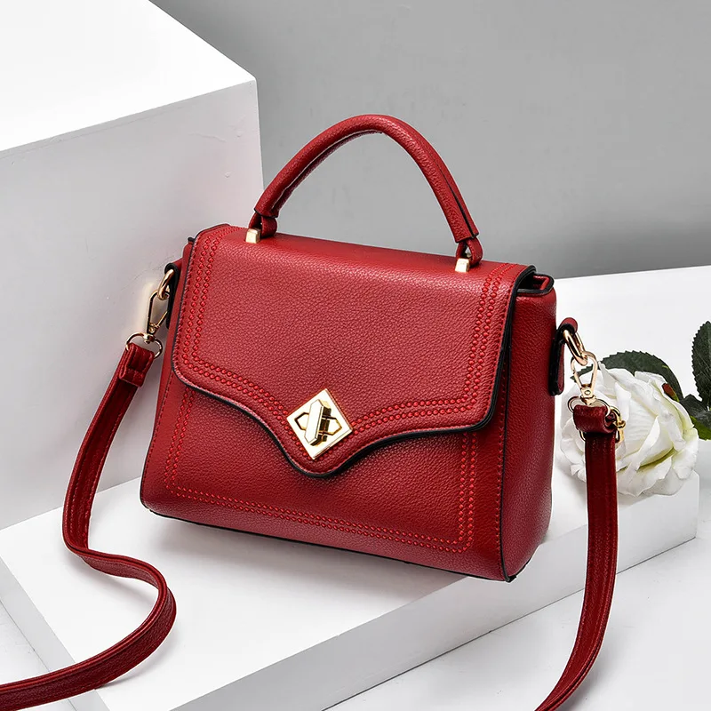 Women's bags 2020 new bag ladies simple fashion solid color shoulder bag messenger female bag