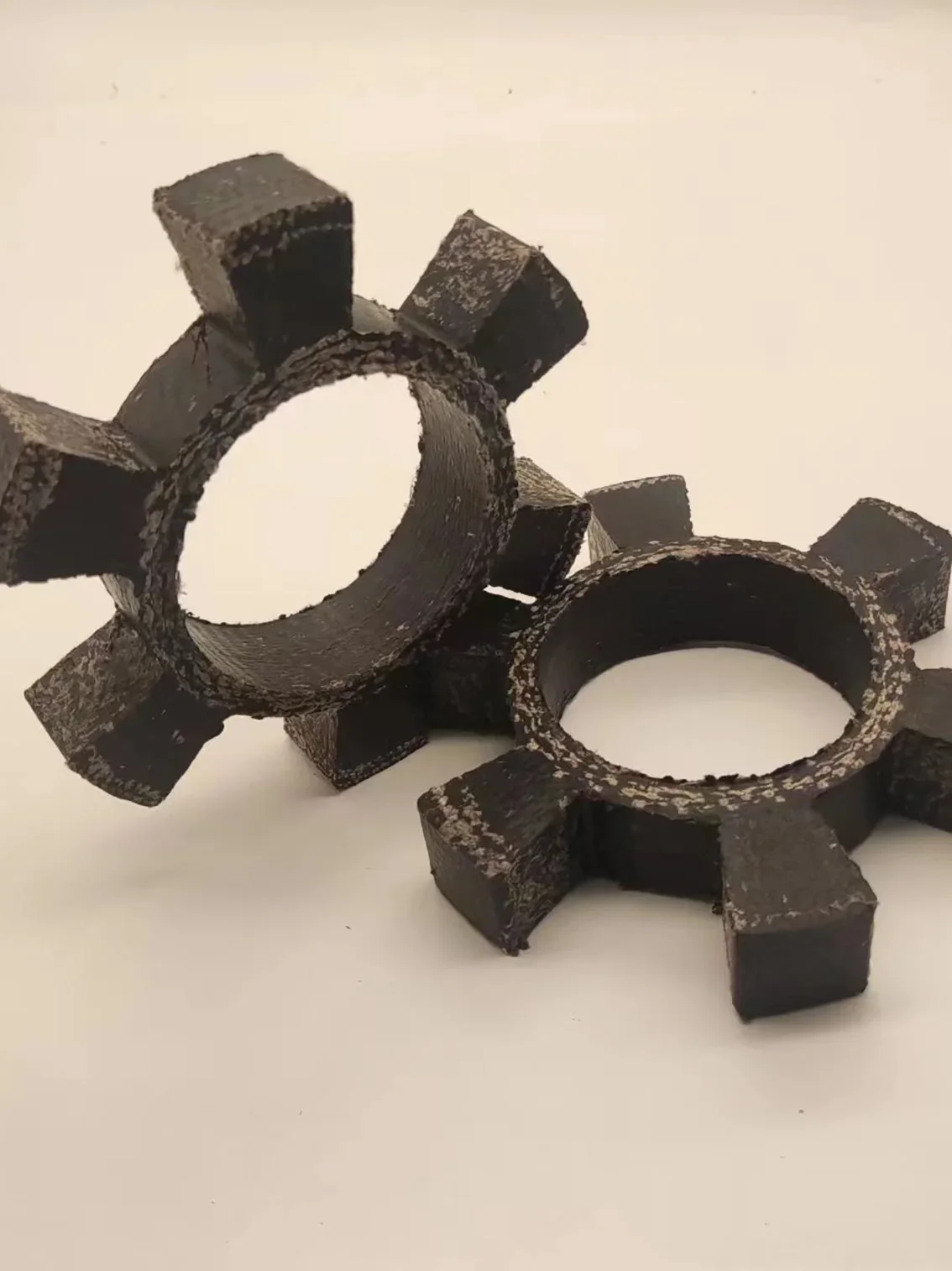 1 pçs almofada de amortecedor de acoplamento de borracha preta em forma de t flor de ameixa hexagonal bomba de água almofada de roda de borracha bloco elástico t65-t170