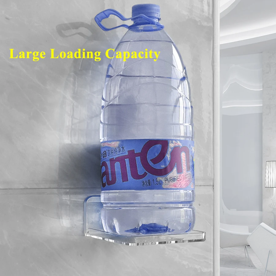 Mensola da parete per camera da letto cucina bagno Mini altoparlante senza foratura materiale durevole Display giocattolo supporto galleggiante 3 colori