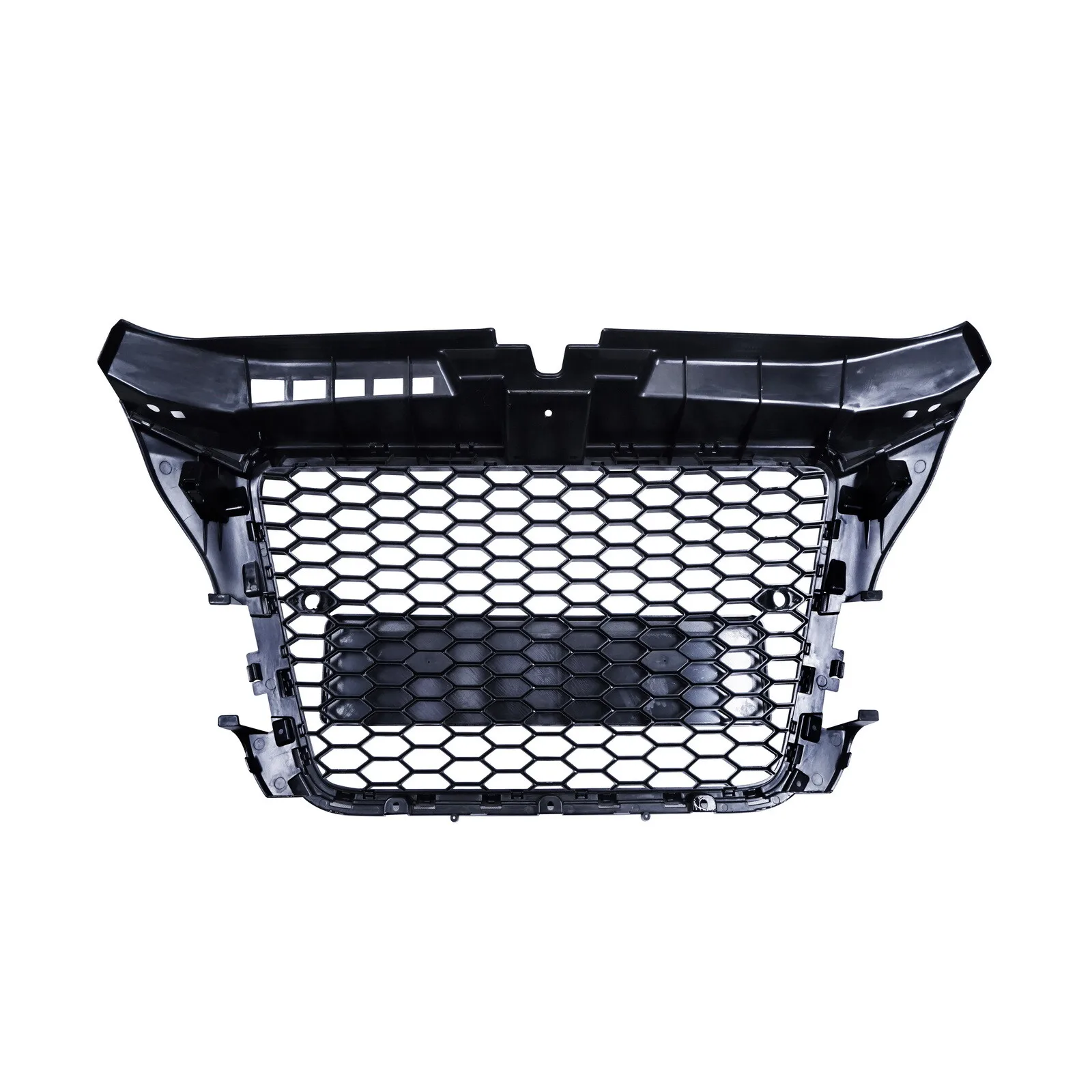 08-12 アウディ A3 8P S3 RS スタイルグロスブラックハニカムメッシュ