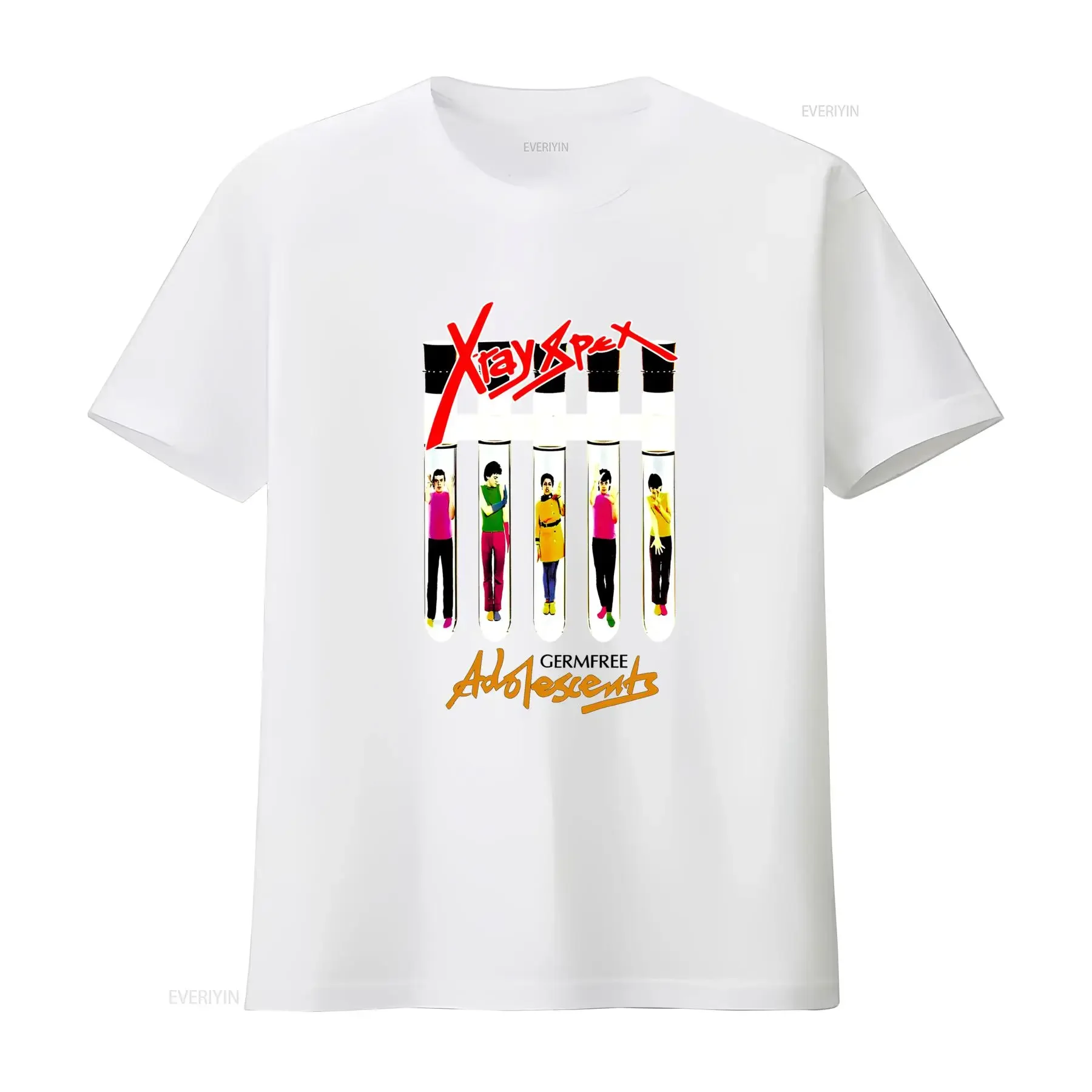 Germfree Adolescents X Ray Spex Rock Music Print T Shirt Best Seller Unique Design Perfect for Lovers vintage Washed Unisex