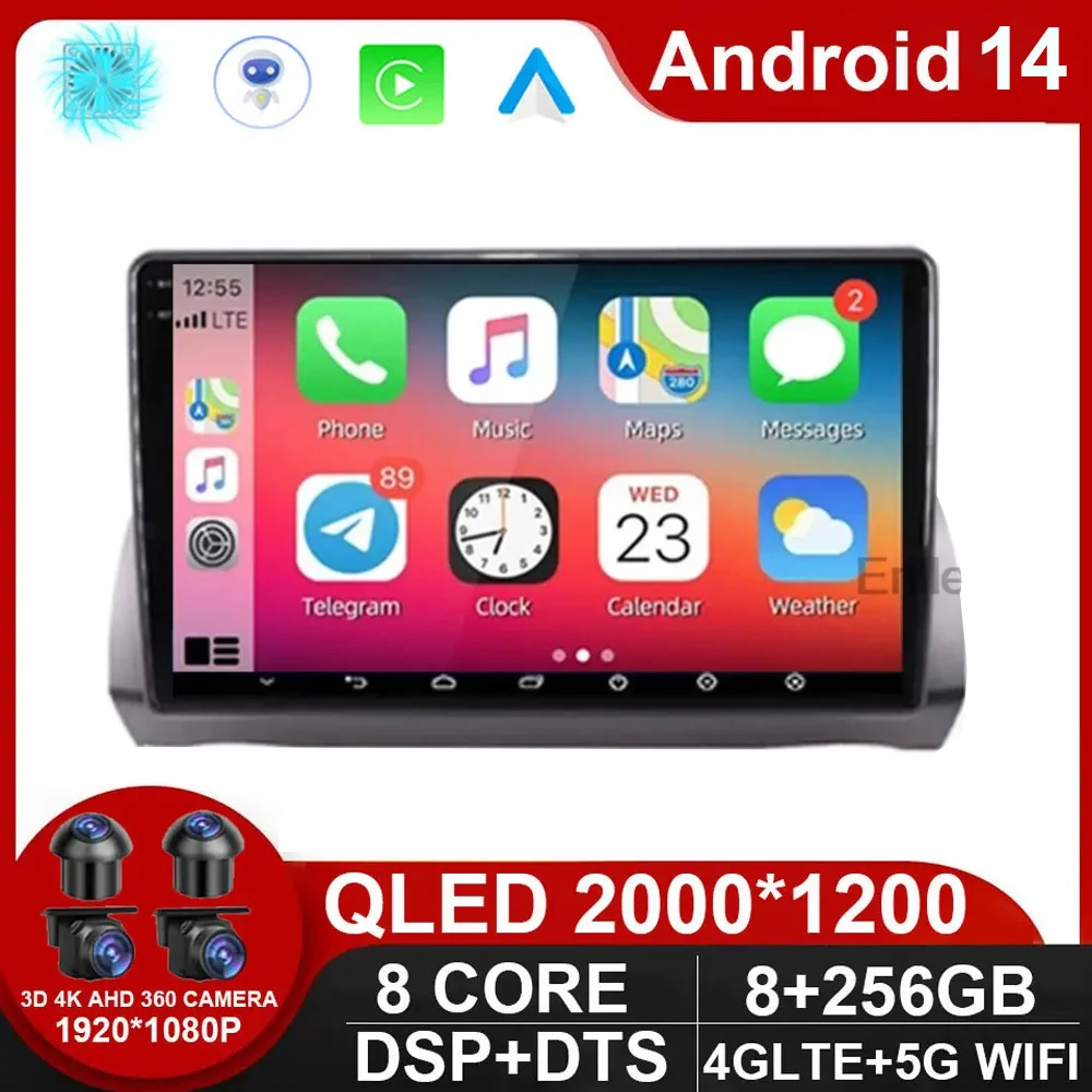 

Android 14 9 Inch Car Radio For Fiat Argo 2019 - 2022 GPS Navigation Android Auto Stereo Head Unit Carplay Wifi No 2din