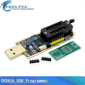 Programovací adaptér CH341A + adaptér SOIC8 + klip SOP8 s kabelem + 1,8V adaptér CH341A EEPROM Flash BIOS USB programátor ZIF adaptér 8 nejlepší prodej programátor EEPROM pro VAG - №8
