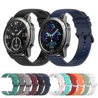 22mm for Zeblaze Ares 3 Pro Strap Silicone Wrist Bracelet for Zeblaze Stratos 3 2 / GTR 3 Pro/Vibe 7 Pro/GTS 3/Beyond 3 Pro Band