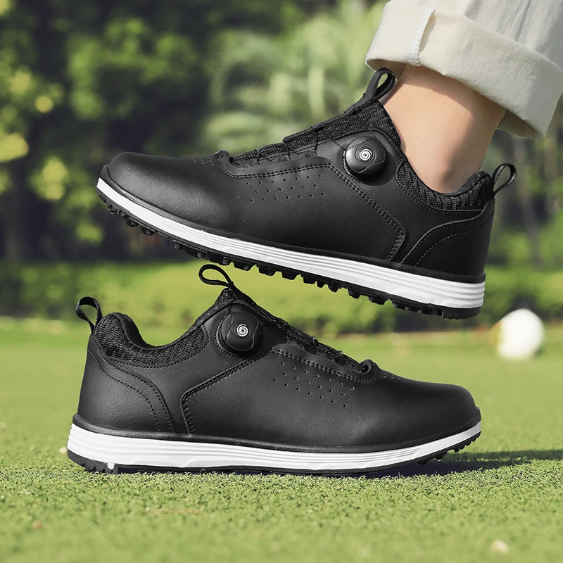 Zapatos de Golf cómodos para hombre, zapatillas de Golf ligeras, zapatos de Golf profesionales de lujo para hombre, impermeables