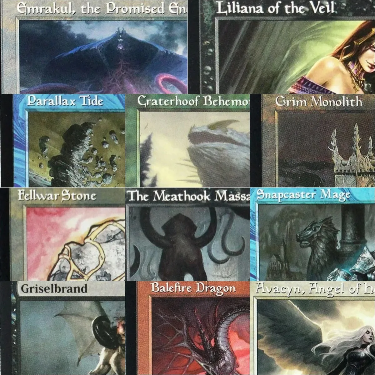 

regular "Snapcaster Mage/Balefire Dragon" TCG proxy Magical Cards Game Black Top Quality Proxy Cards Board Game Trading Cards