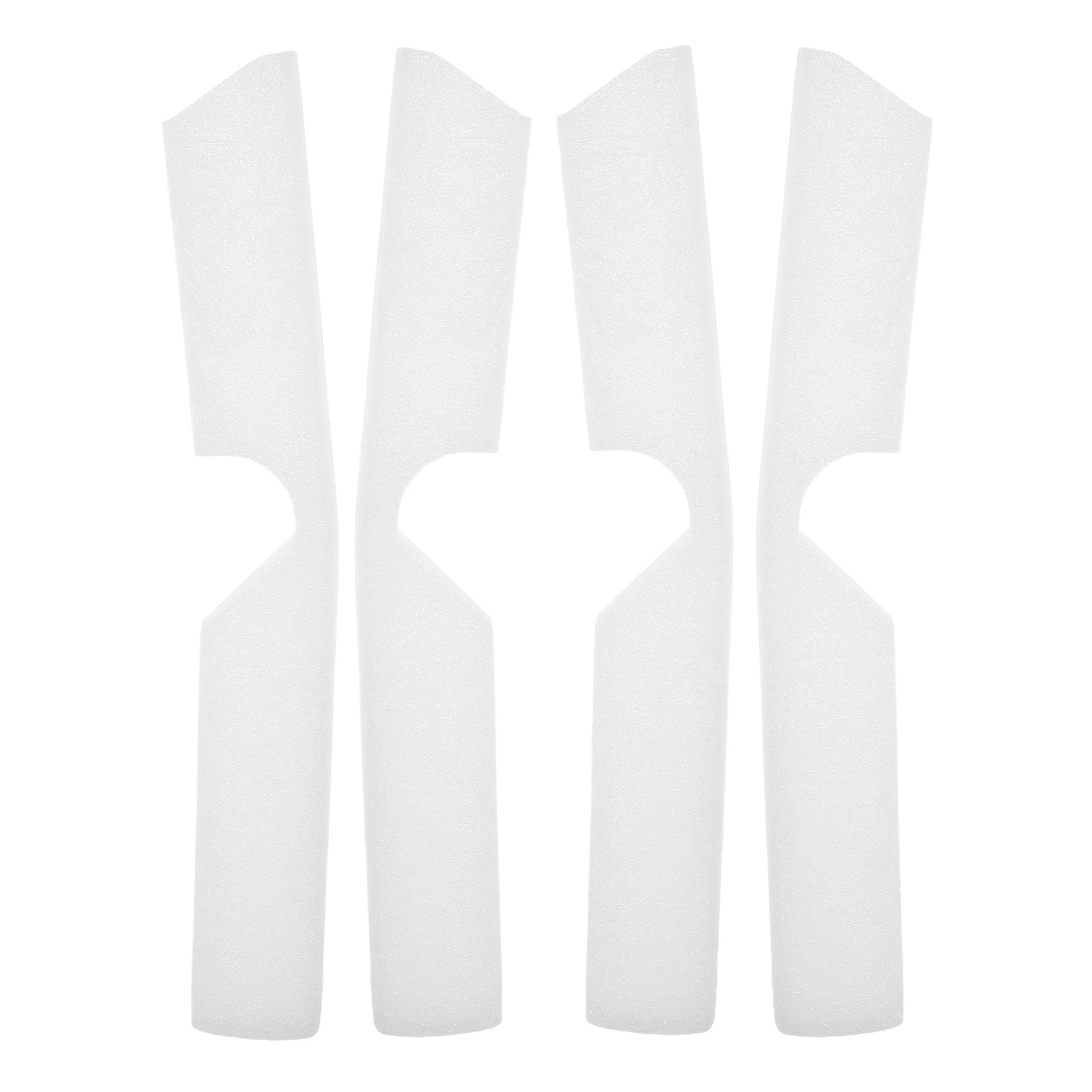 

4Pcs Invisible Hanger Foam Strips White Non-Slip Grip for Clothing Enhanced Stability in Photo Shoots and Daily Use Closet