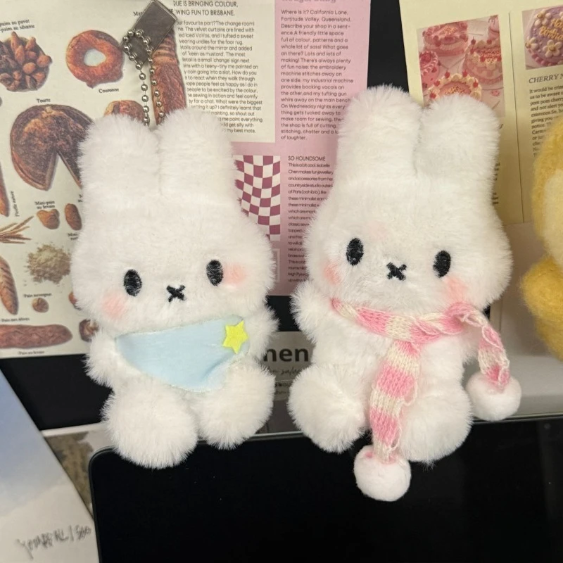 New Miffy rabbit key chain high color value cute doll doll shape creative girl heart exquisite sweet schoolbag car pendant gift view 2