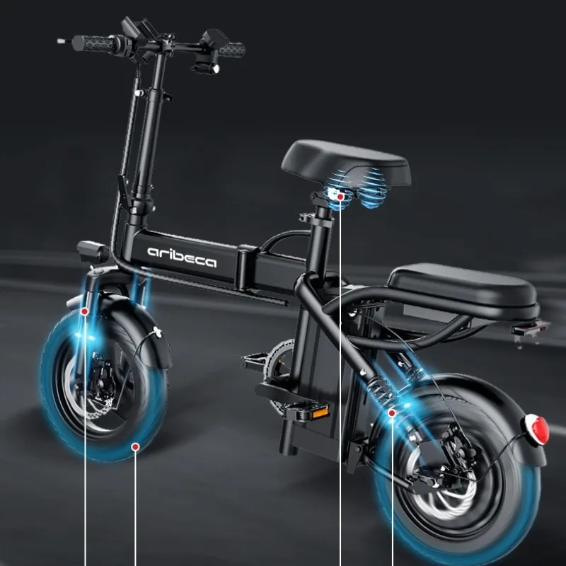 Patinete Eléctrico Plegable Portátil de Tamaño Pequeño, Patinete Eléctrico Duradero para Uso Comercial, Patinete Elétrico ZY60DDC