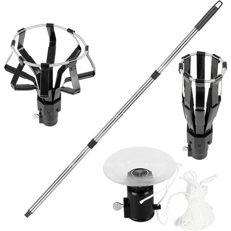 

Three Piece Set of High-altitude Light Bulb Replacement Stainless Steel Extension and Expansion