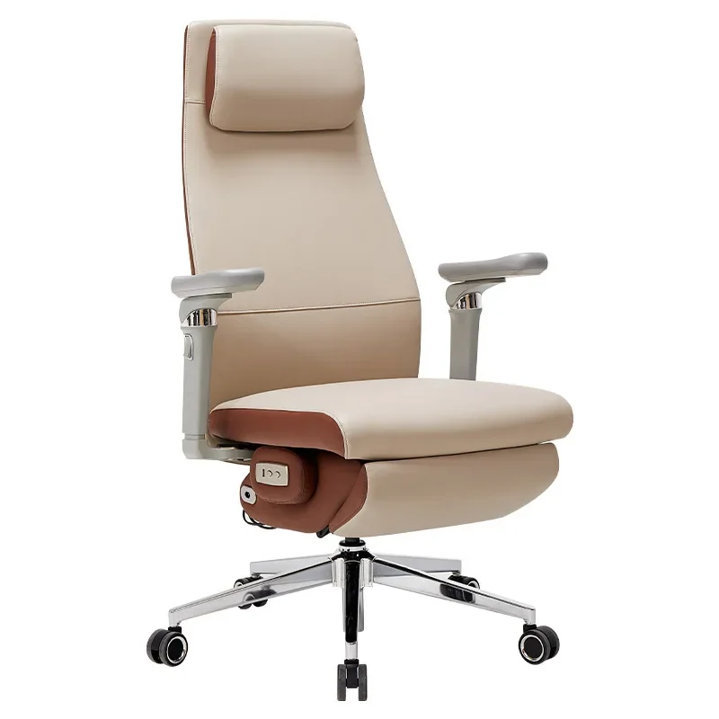 Electric boss chair, leather computer chair, comfortable sedentary office chair