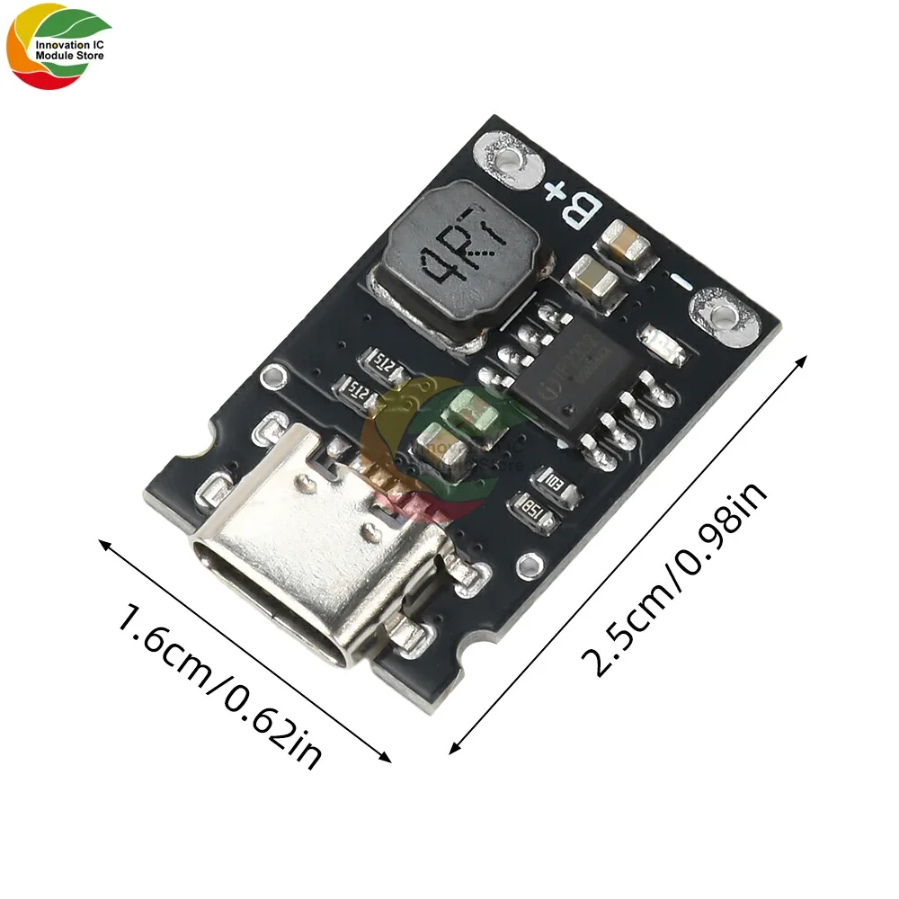 usb c lipo charger ic 3.2V 2.4A LiFePO4 Charging Module Type C