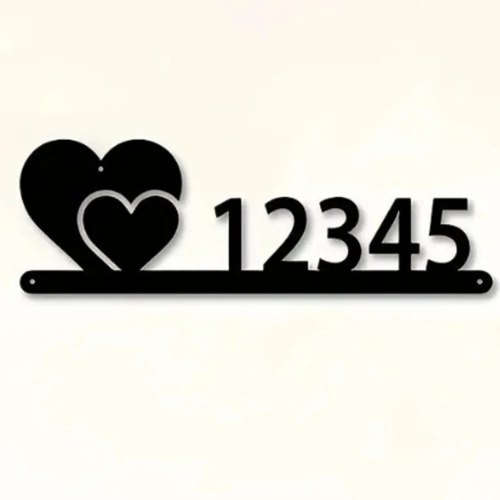 

Эксклюзивный металлический дверной орнамент в форме сердца ручной работы. Настенный монтаж, идеально подходит для нового дома.