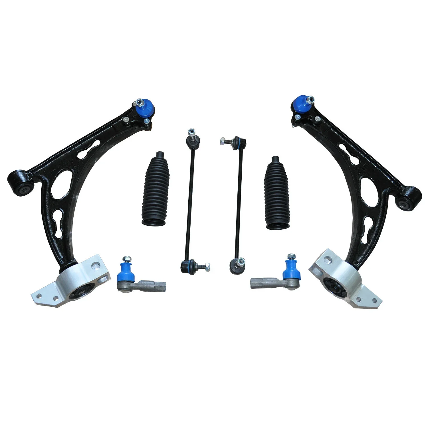 for Suspension Repair Kit with Control Arms Tie Rods Auto suspension parts Front Lower control arm kit for Volkswagen Golf V