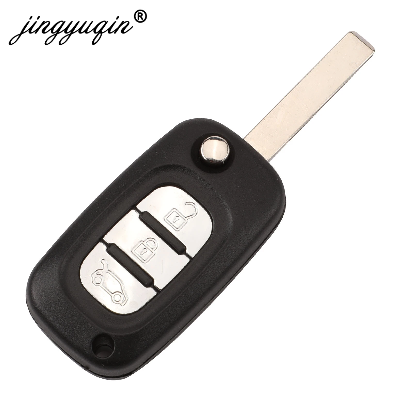 jingyuqin 433MHz ID46 pcf7961 3BTN Car Remote Key for Renault Scenic III Megane III Fluence 2009-2015 Master Kangoo CWTWB1G767