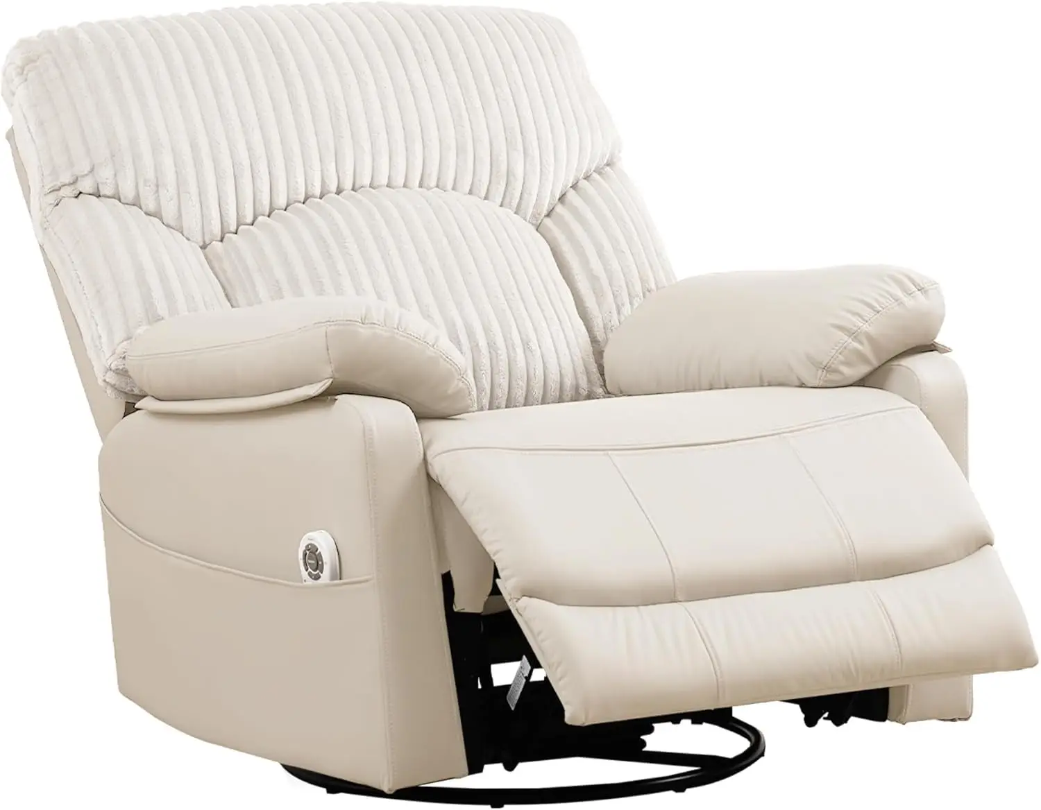 Swivel Rocking Chair Electric Recliner with Massage and Heat,Glide Rocker, Customized