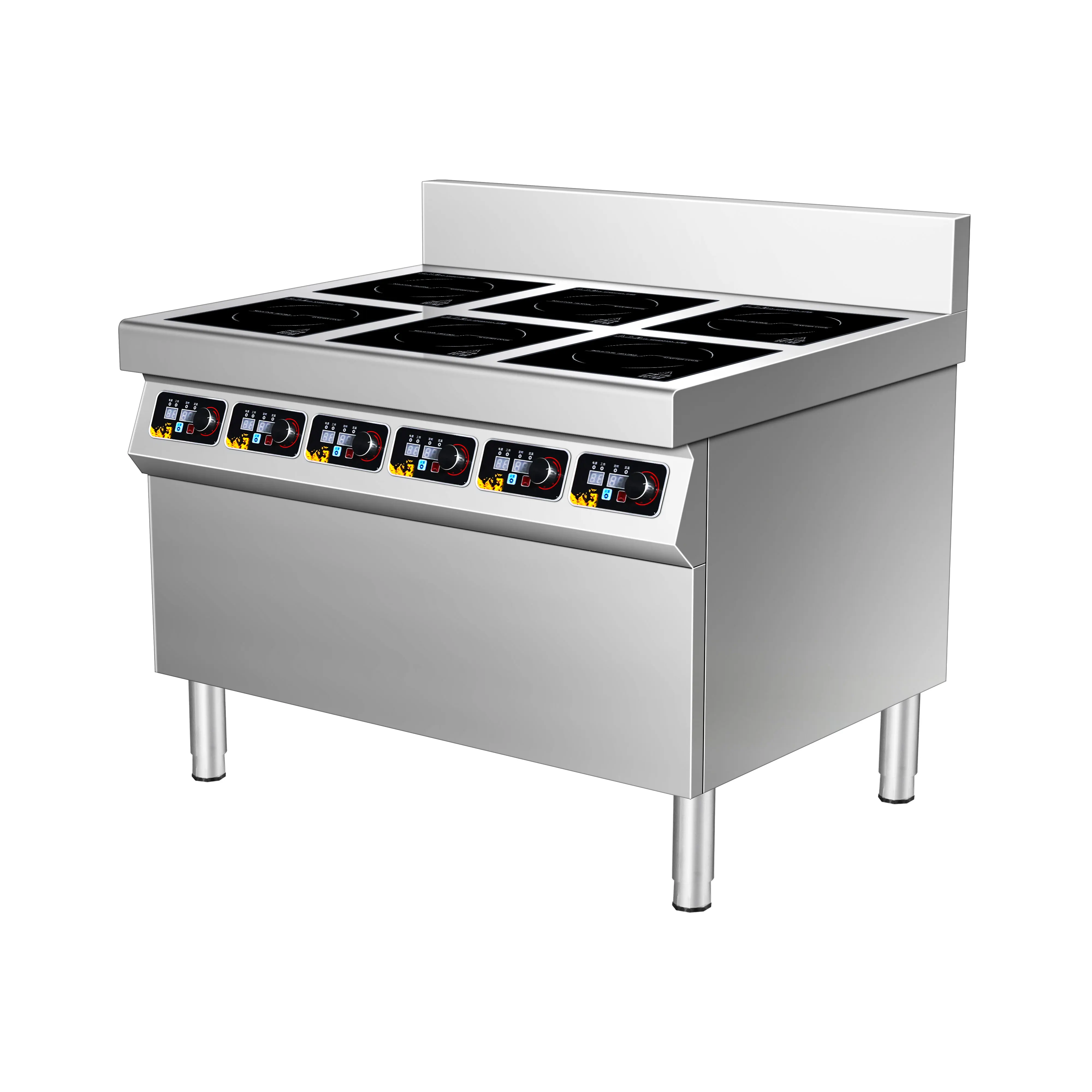 

Лидер продаж, профессиональная красивая электрическая коммерческая индукционная плита с 6 конфорками, высокое качество, 11 новых 2020, OEM автоматический ресторан