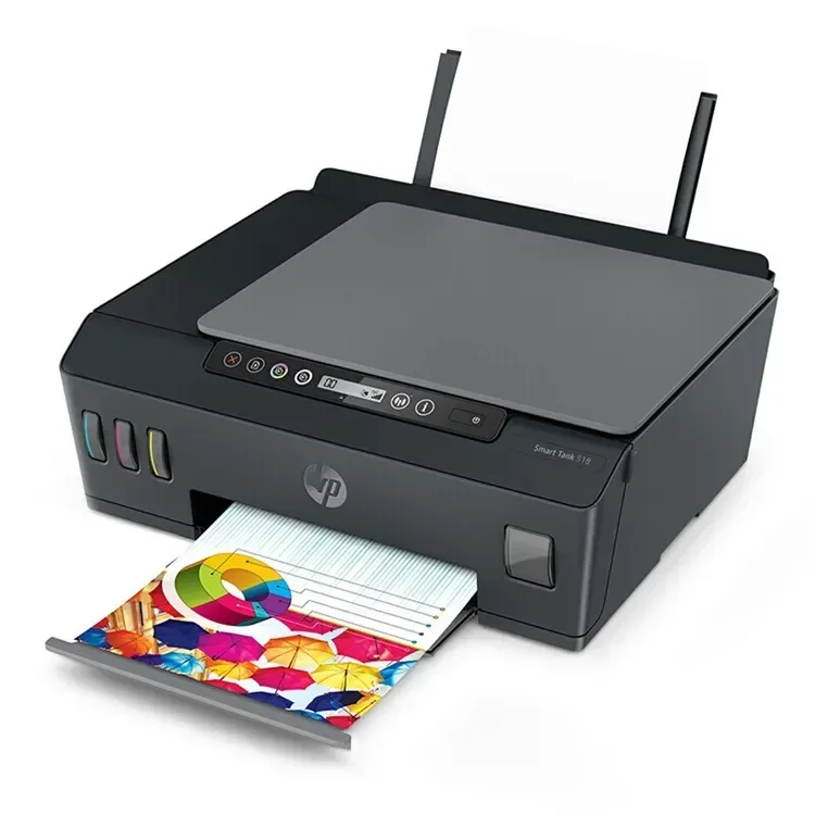 Hot sell Wifi 519  518  516 511 A4 desktop color multifunction Integrated inkjet printer for HP machine