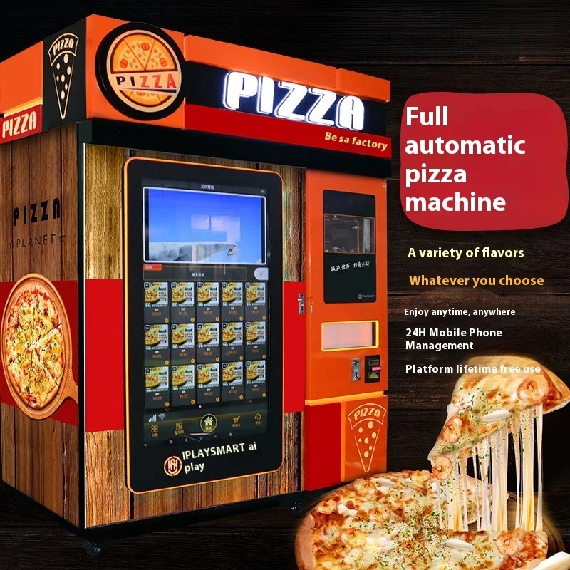 

Pizza Vending Machine, Pizza Machine With Oven, Heated And Cooked Pizza, Hamburger Pizza Machine