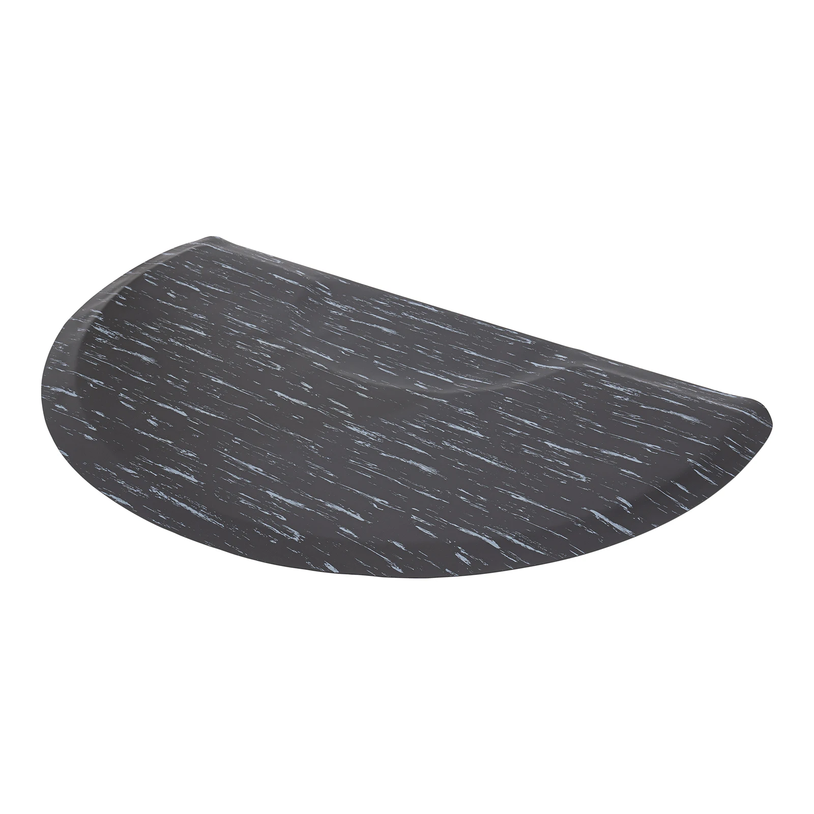 Semi Circle Salon Mat, Barber Chair Mat, Anti-Slip Floor Mat for Hair Stylist, Beauty Mats Under Styling Chair, Marble Color