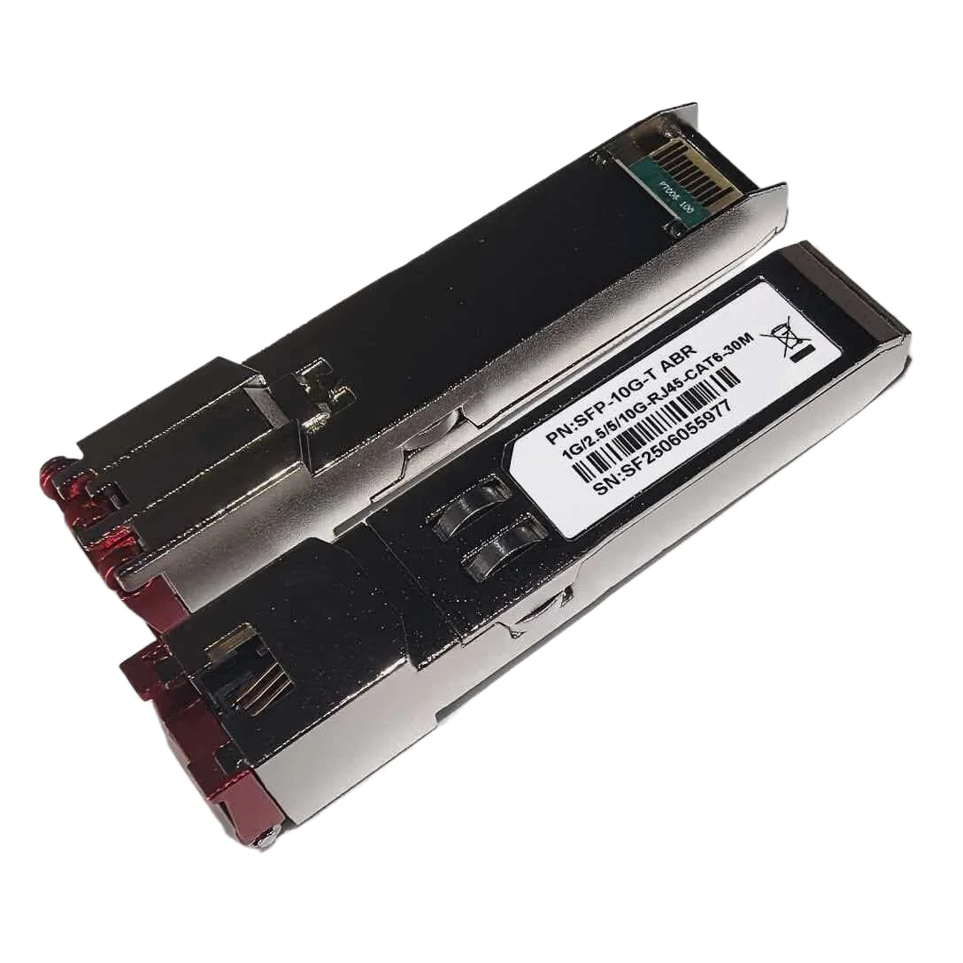 Porta elétrica rj45 10g sfp + ao transceptor do módulo de 10gbase-t 30m mikrotik s + rj10 SFP-10G-T 10gigabit ethernet rj45