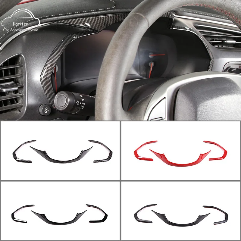 

For Chevrolet Corvette C7 2014-2019 ABS Auto Interior Styling Car Dashboard Panel Sticker Covers Trim Modification Accessories