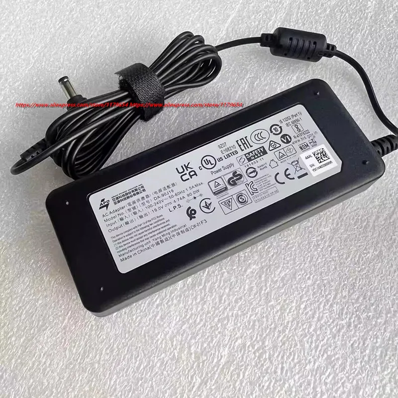 الأصلي DA-90J19 DA-90F19 19 فولت 4.74A 90 واط APD التيار المتناوب محول الطاقة ل Nas DNS 340L WD EX4100 NAS DLINK 3 AP2011 LED رصد شاحن