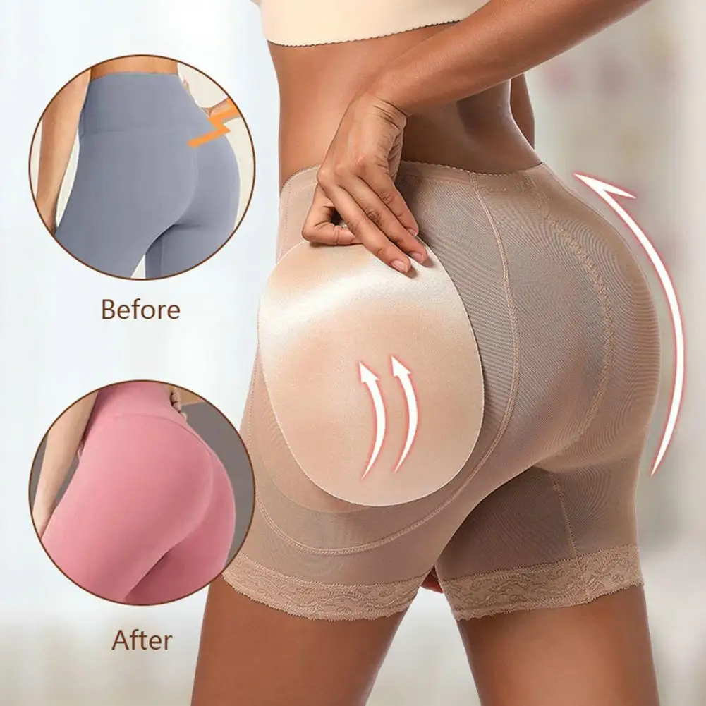 Body Shaper Women Shapewear Fake Butt Lifter Panties Hourglass Control Padded Booty Enhancer Brief Lingerie Shaper Hip Enhancer