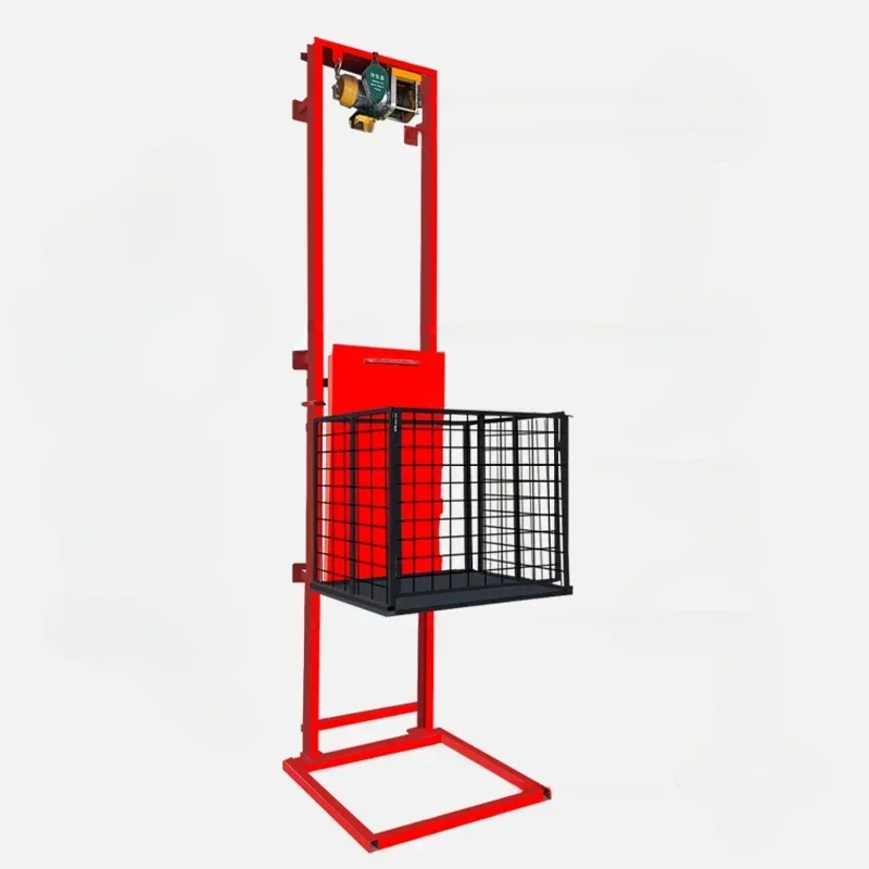 

Fully automatic electric lifting platform small cargo lift warehouse factory home cargo anti-fall remote control lift