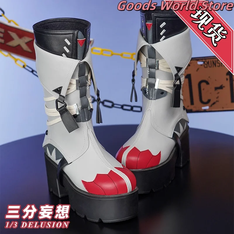 

Обувь для косплея Jane Doe, аксессуары для костюмов Mihoyo, аниме-игра Zenless Zone Zero Jane Doe, обувь для ролевых игр, обувь для вечеринки на Хэллоуин для девочек