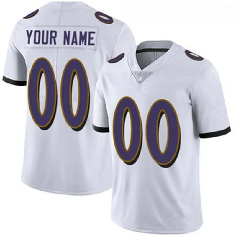 Custom #8 Lamar Jackson #9 Justin Tucker Baltimore Men Football Jersey #22 Derrick Henry