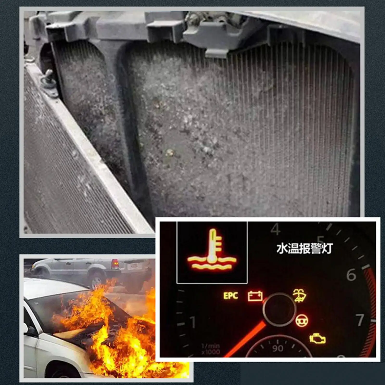 

105x85CM Car Air Radiator Prevent Clogging Mesh Net Barrier Anti Insect Car Condenser Protective Net Bugs Repellant Mesh General