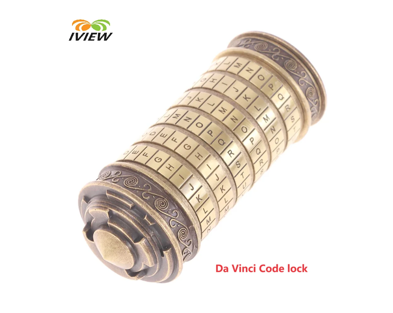 Leonardo Da Vinci Code lock Toys Metal Cryptex Locks for Wedding Gifts Valentine\'s Day Gifts