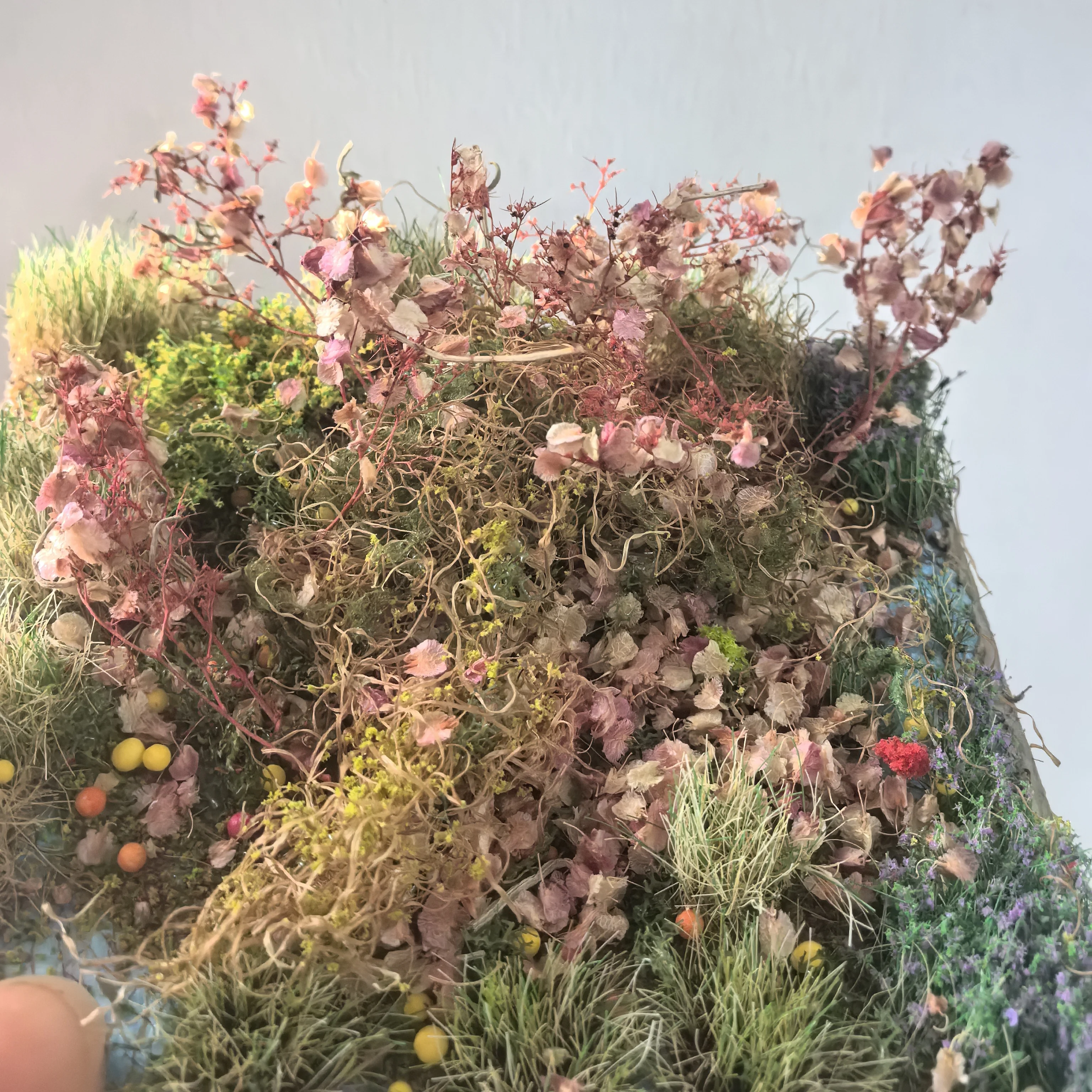 Piante artificiali in fogliame di albero in miniatura per Ho OO N Modello fai da te che realizza layout del treno ferroviario/Paesaggio da tavolo/Decorazione del giardino