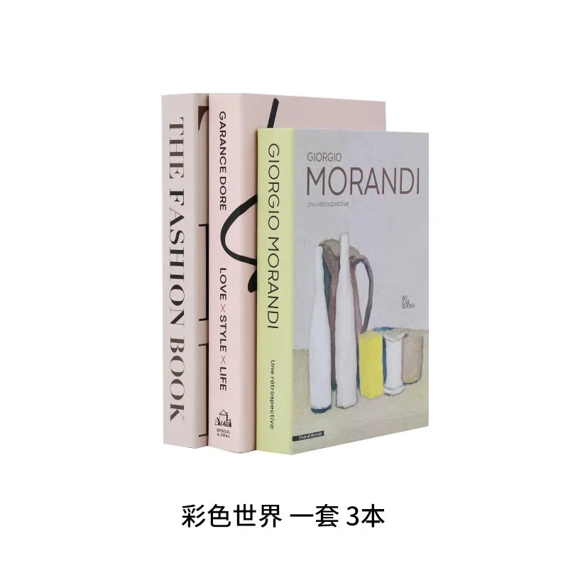 Modern Ins Style Nordic Simulation Fashion Book Fake Book Home Decoration Accessories Prop Books Simple Coffee House Decor