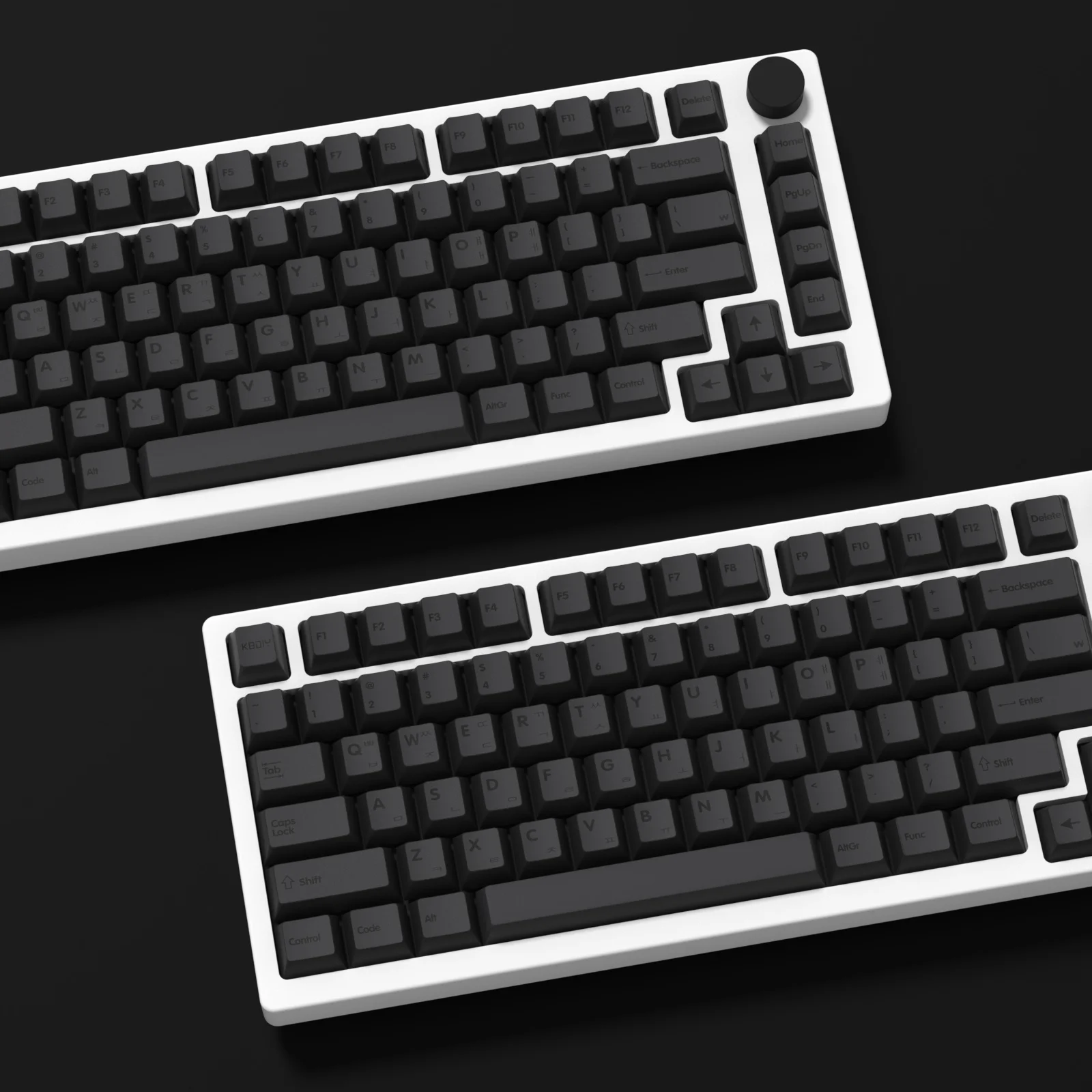 Imagem -05 - Kbdiy-gmk Minimal Cinza Keycaps Perfil Cereja Pbt para Teclado Mecânico Gamer Coreano Interruptor mx 139 Teclas por Conjunto Diy