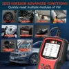 Ancel 차량 코드 리더 전체 시스템 진단 스캔 도구, VW 아우디 스코다 시트용 EPB ABS DPF TPMS 오일 리셋, VD700 OBD2 스캐너 3