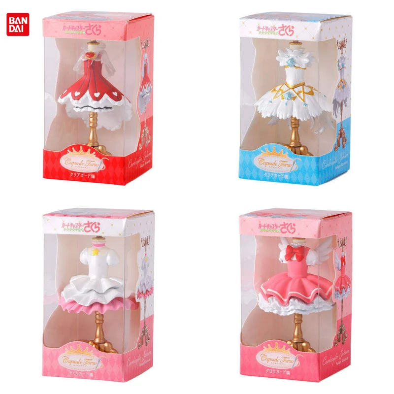 

In Stock Bandai Cardcaptor Sakura Miniature Clothing Collection With Display Box Set Collection Decoration Ornament Model Toy