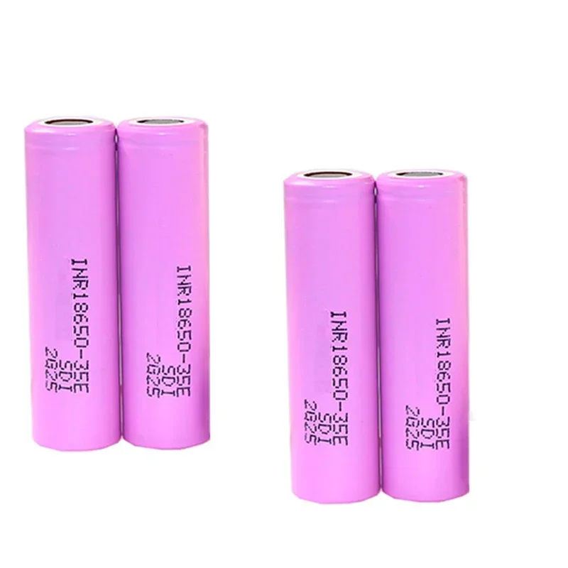 1-10PCS 35E original power 18650 lithium battery 3500mAh 3.7v 25A high power INR18650 for electrical tools