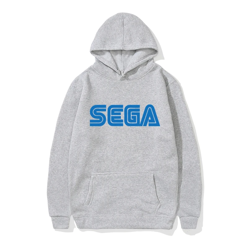 Sega-Sudadera con capucha para hombre, ropa informal holgada de forro polar, ropa de calle cálida, prendas de vestir deportivas de moda para Otoño e Invierno