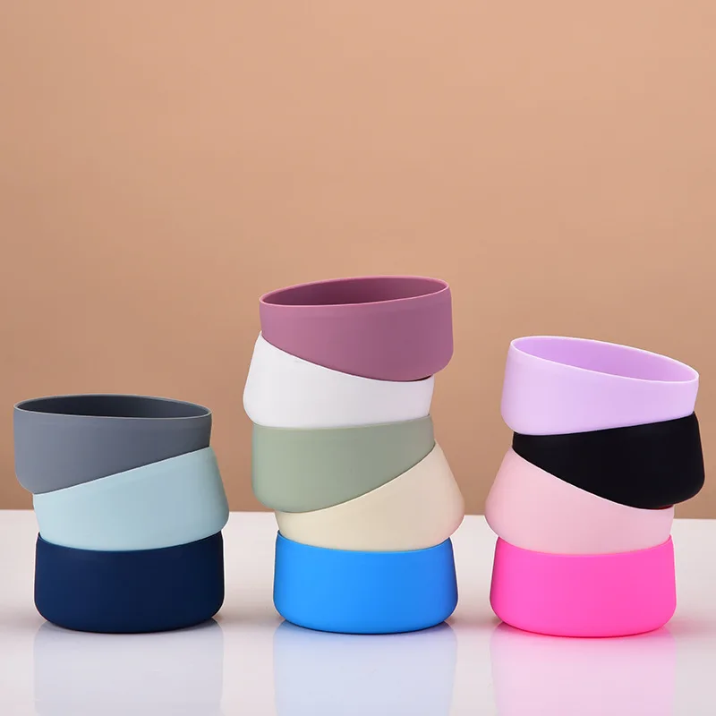 Thermos Cup Bottom, Non-slip Base, Thickened Ductile Silicone, Multi-Color, Multi-functional Wide Mouth Pot Accessories